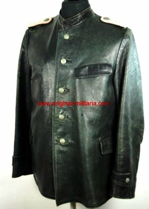 SS Panzer/ Uniforme de Cuero de Untersturmführer